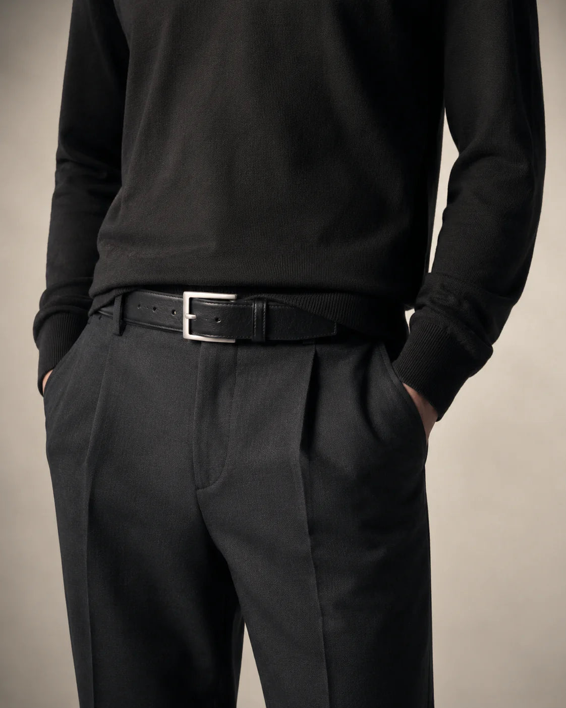 Maison Noir Minimal Leather Belt