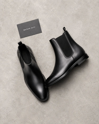 Maison Noir Leather Chelsea Boot